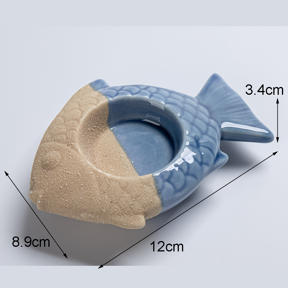 Großhandel Keramik Ozean Whale Candlestick Kreative Aromatherapie Herd Keramik Handwerk 3