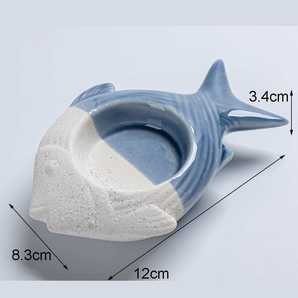 Großhandel Keramik Ozean Whale Candlestick Kreative Aromatherapie Herd Keramik Handwerk 5