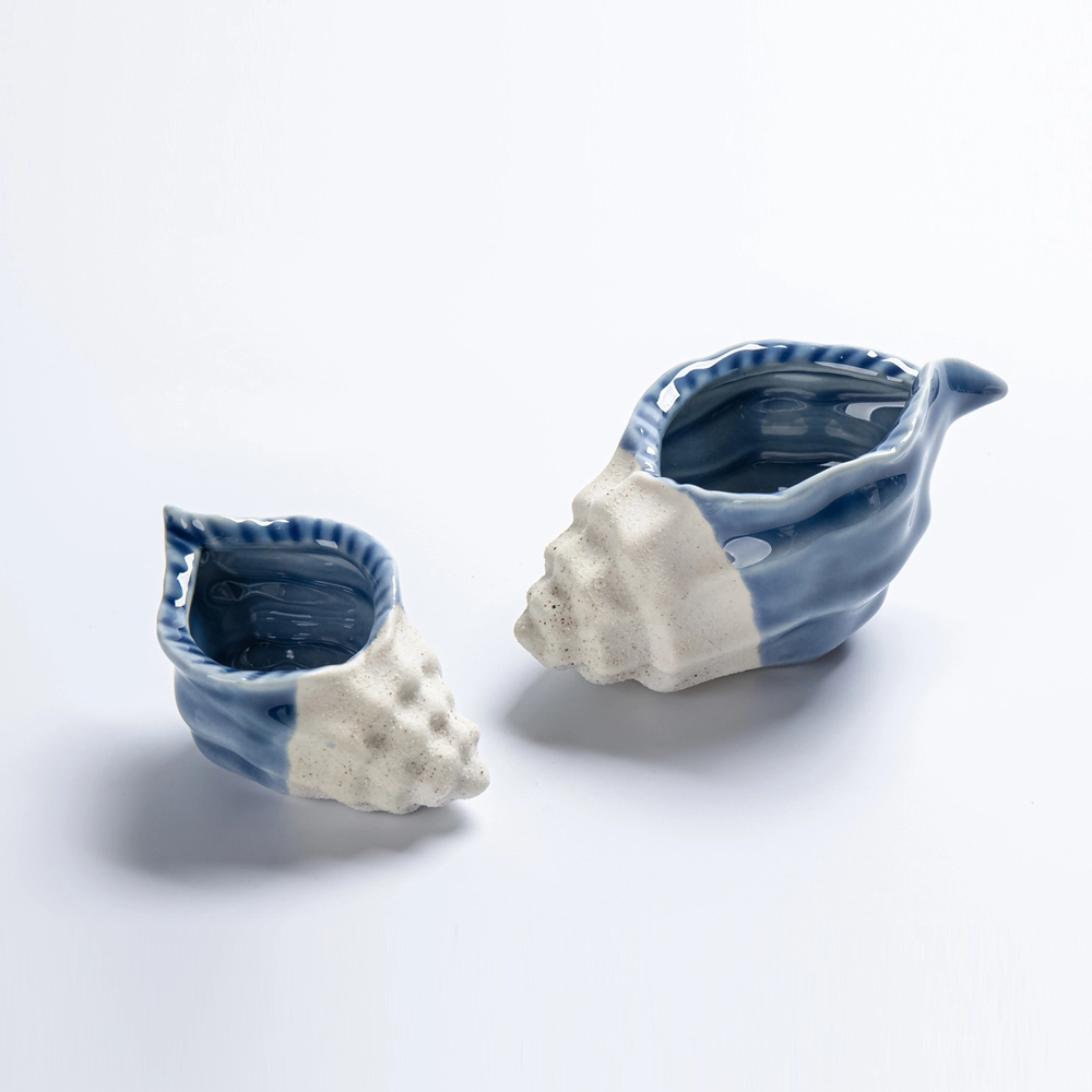 Modern Ceramic Conch Jewelry Tray Living Bedroom Home Decor Necklace Earrings Storage Box Desktop Decor Gift 1