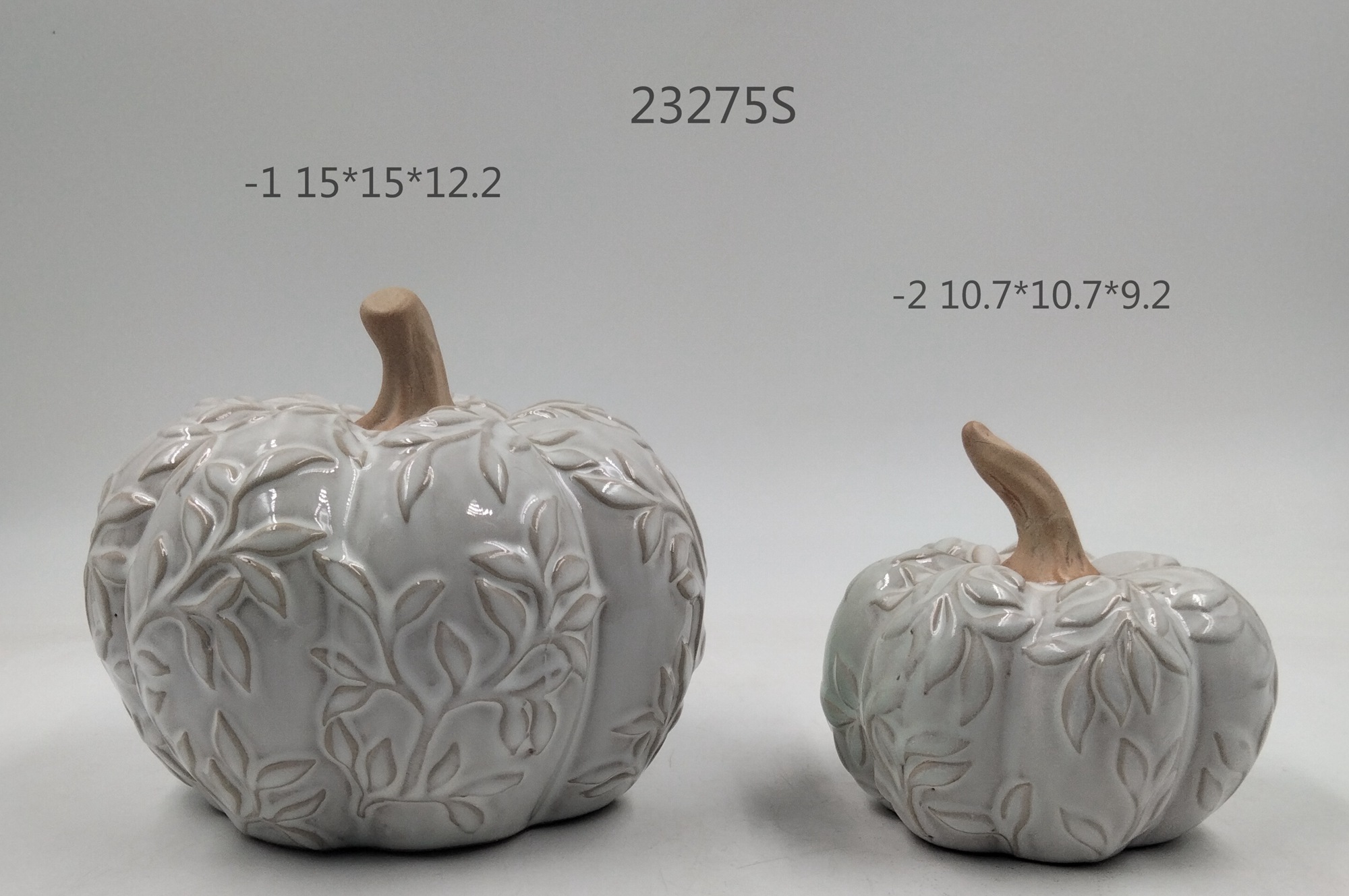 Nordischer Keramik-Kürbis, einfache, moderne Desktop-Dekoration, Ornamente, Büro, Wohnzimmer, weiße Kürbis-Skulptur, Wohnkultur, Ästhetik 3