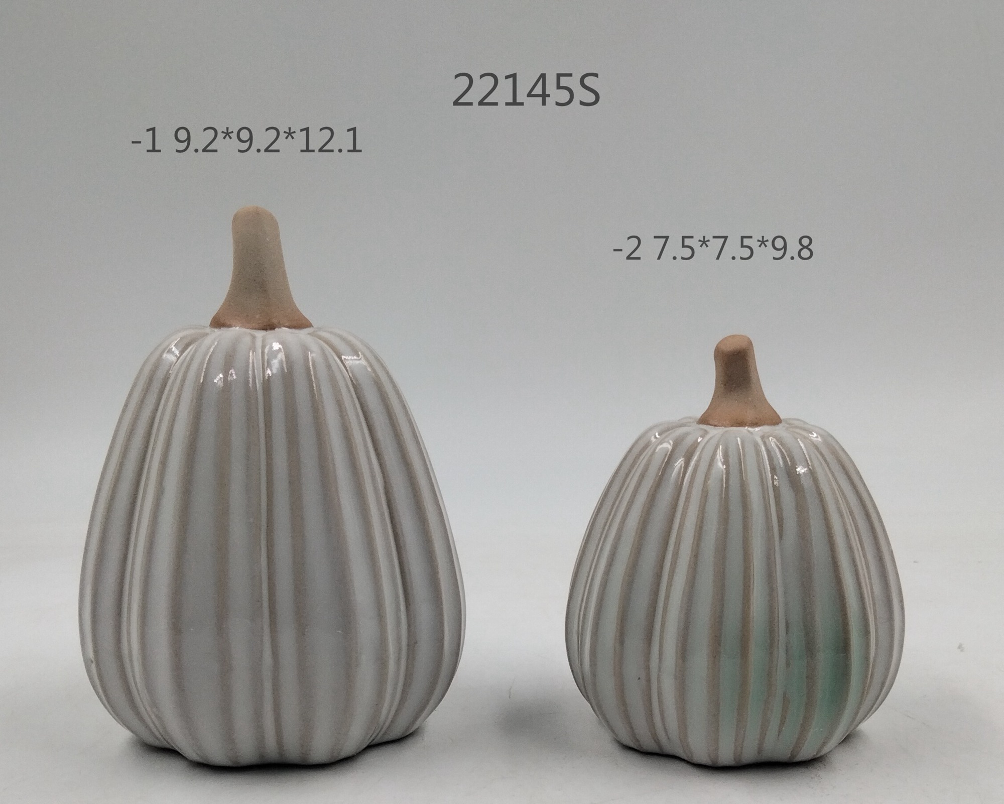 Nordischer Keramik-Kürbis, einfache, moderne Desktop-Dekoration, Ornamente, Büro, Wohnzimmer, weiße Kürbis-Skulptur, Wohnkultur, Ästhetik 2