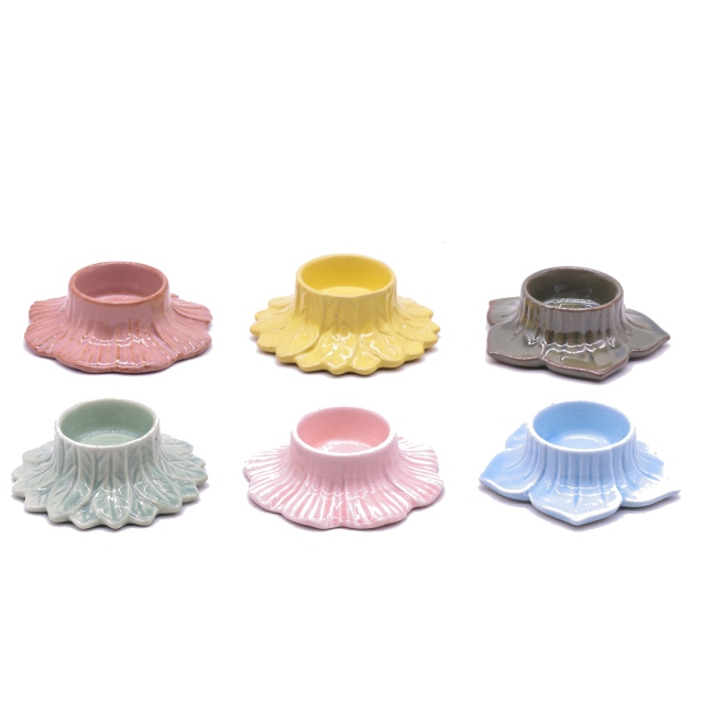 Keramik Kegel Kerzenhalter Farbe Keramik Kerzenhalter Home Decor Mini Kerze Halten Hochzeit Decor 1