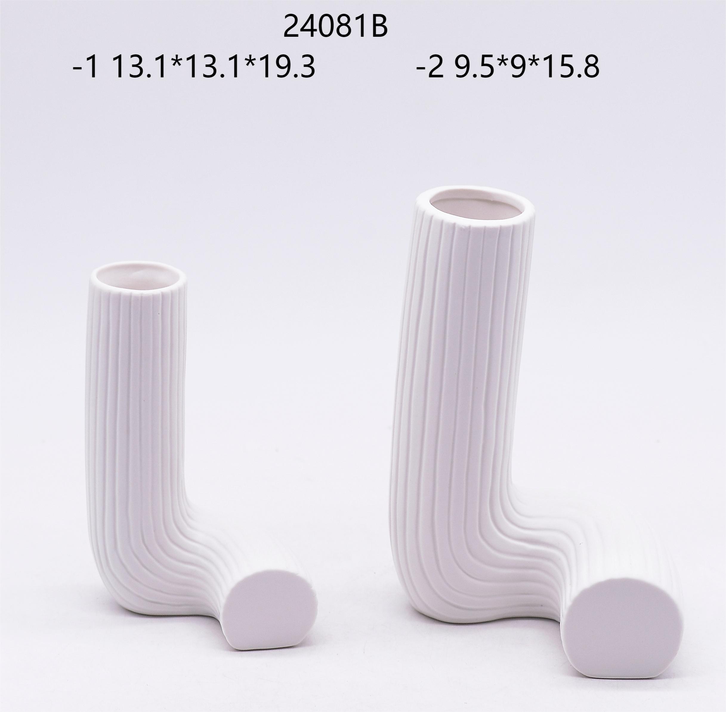 Nordic Kreative Vase Wohnkultur Blume Vasen Häuser Nass Trocken Pflanzer Schreibtisch Dekoration Nachahmung Keramik 2