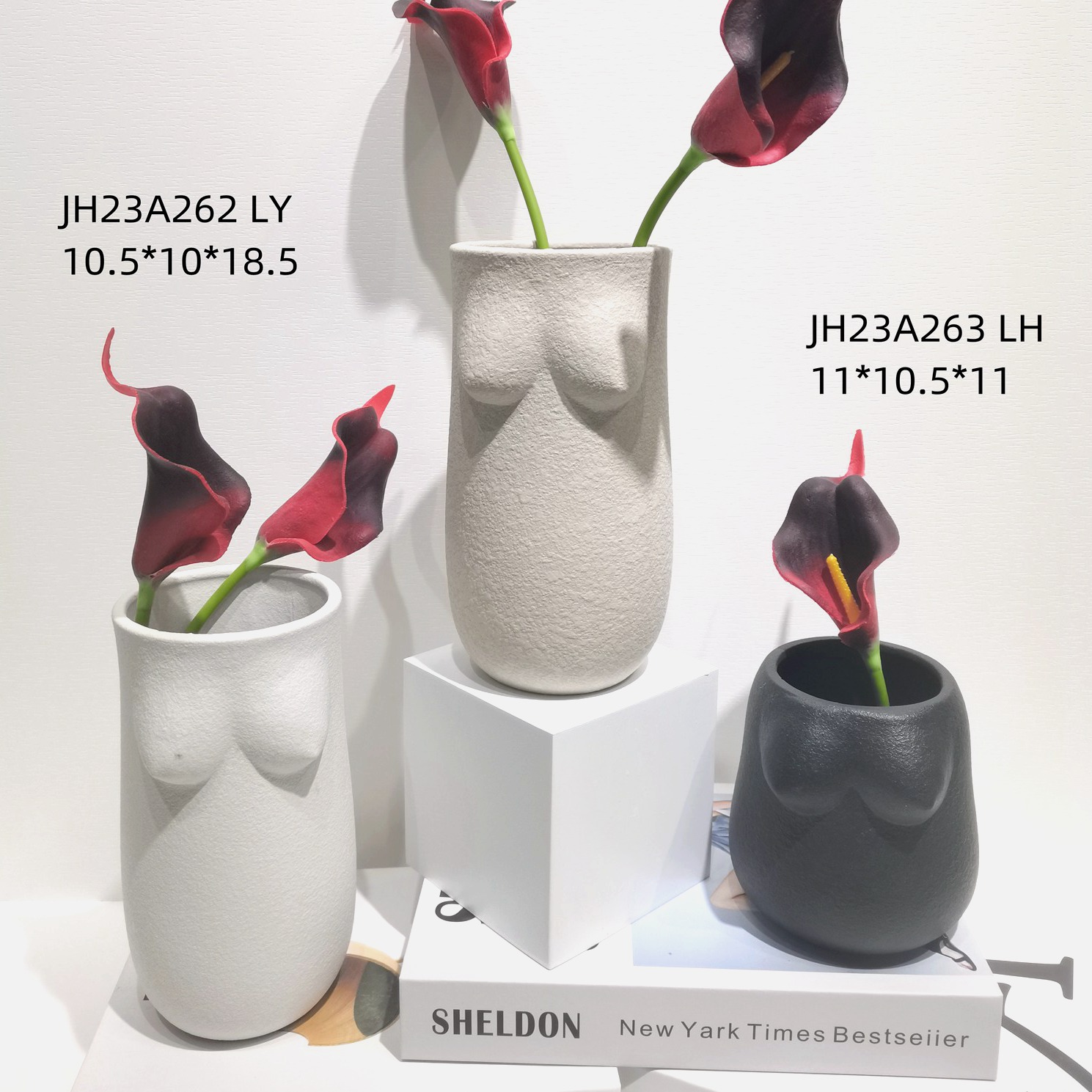 Artículos para el hogar, práctico jarrón con bordado de amor, regalos sorpresa para San Valentín, decoración para sala de estar 4