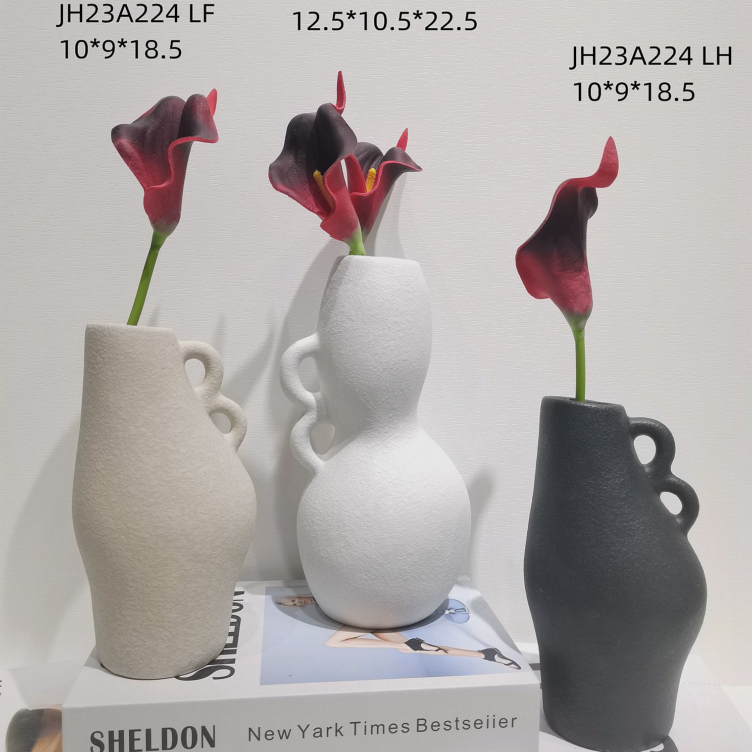Artículos para el hogar, práctico jarrón con bordado de amor, regalos sorpresa para San Valentín, decoración para sala de estar 6