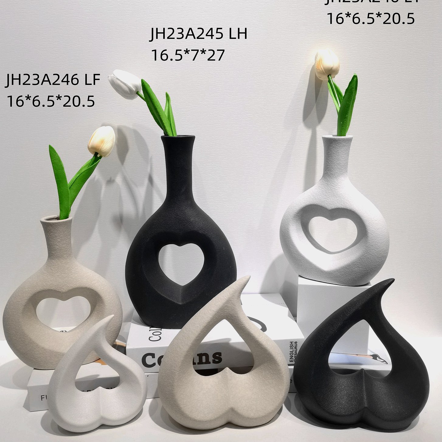 Artículos para el hogar, práctico jarrón con bordado de amor, regalos sorpresa para San Valentín, decoración para sala de estar 3