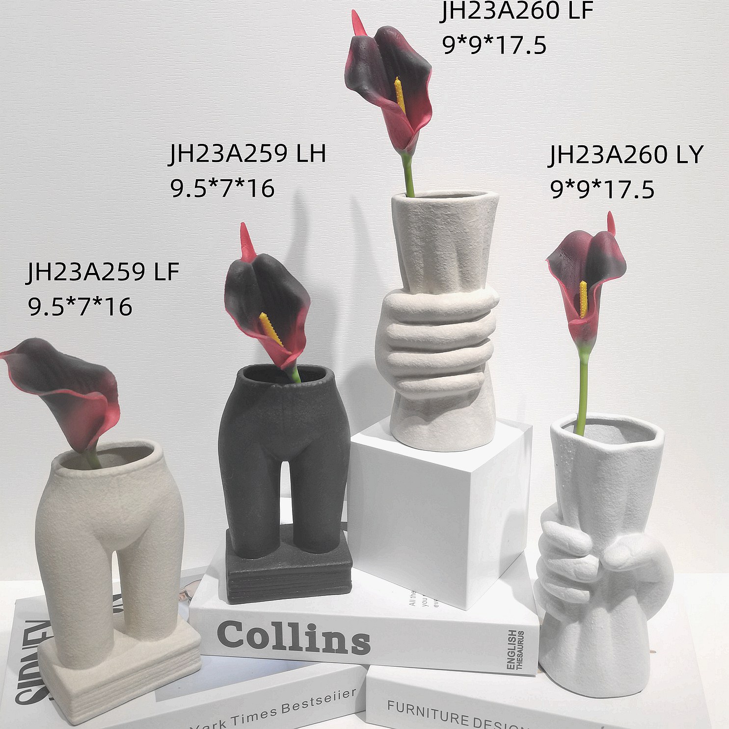 Artículos para el hogar, práctico jarrón con bordado de amor, regalos sorpresa para San Valentín, decoración para sala de estar 7