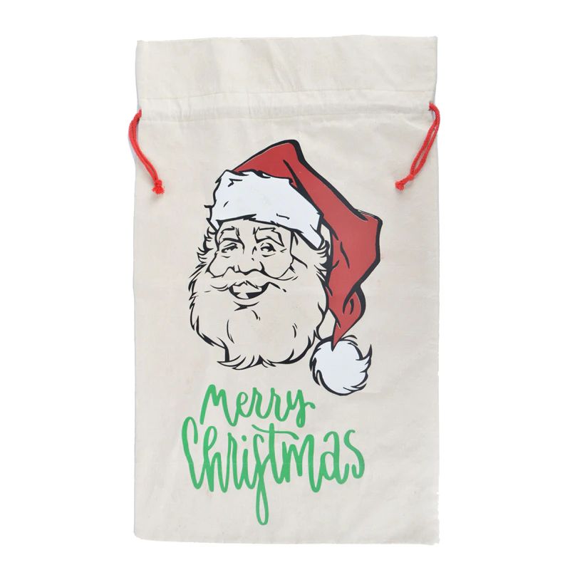 Bolsas de lino con cordón para Navidad, bolsas de arpillera para guardar dulces, galletas, pulseras, joyas, regalos de Navidad para niños 1
