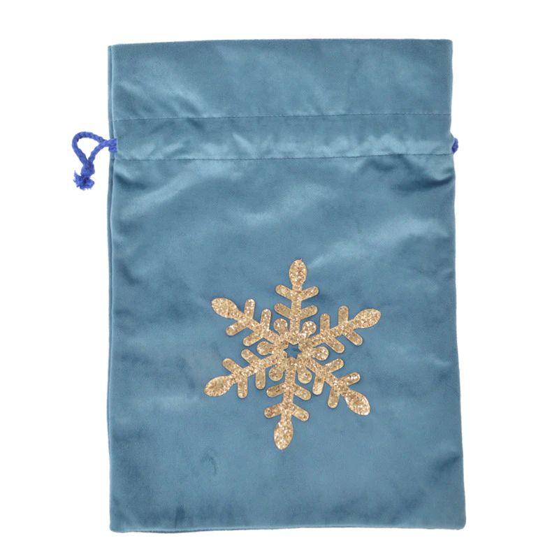 Samt Weihnachten Santa Sack Schnur Kordelzug Kinder Luxus Weihnachten Geschenk Tasche Frohe Weihnachten 4