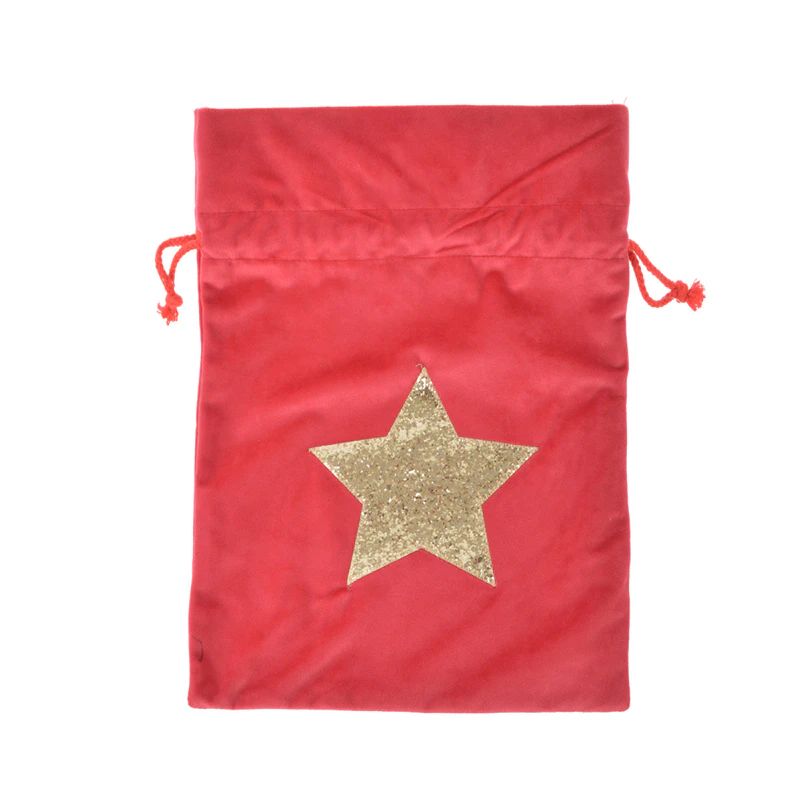 Samt Weihnachten Santa Sack Schnur Kordelzug Kinder Luxus Weihnachten Geschenk Tasche Frohe Weihnachten 2