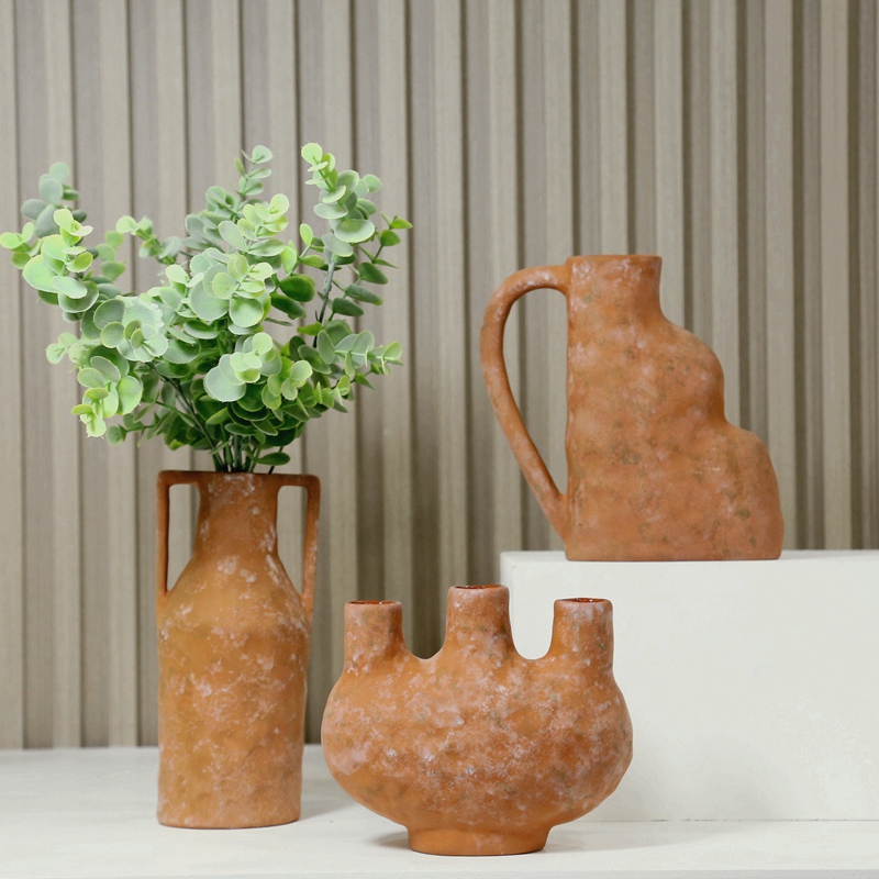 Einfache Keramikvase Esstischdekoration Hochzeitsdekorationen Nordische Wohndekoration Wohnzimmerdekoration Vase 5