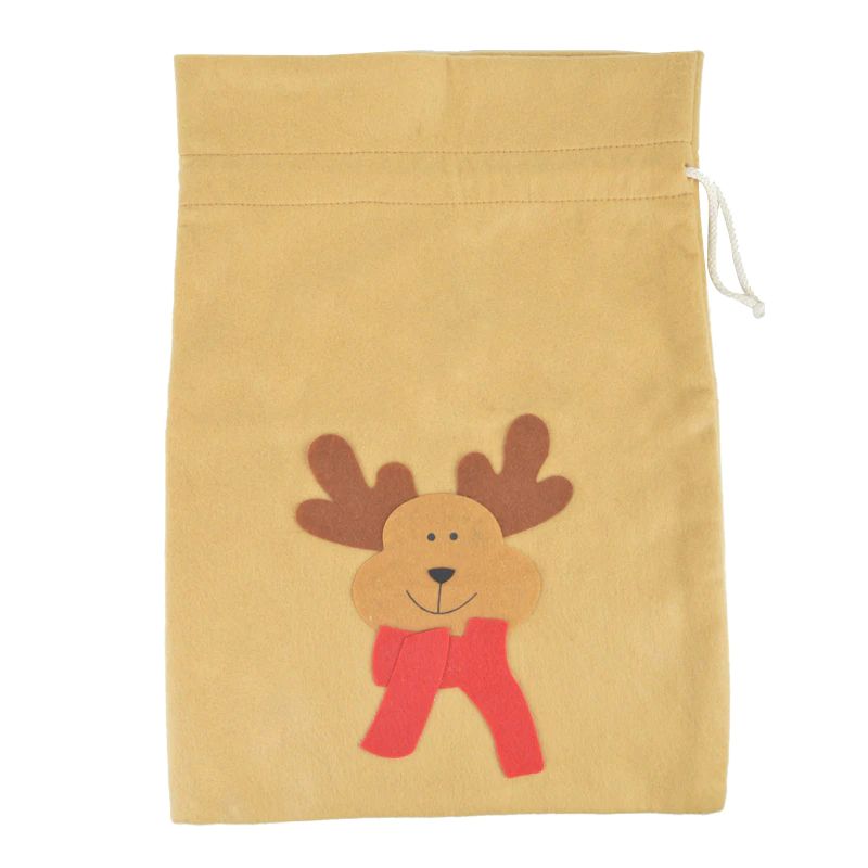Weihnachtsgeschenkbeutel mit Kordelzug, Weihnachtsmannsäcke, Süßigkeiten- und Keksaufbewahrung, große Tasche, Weihnachtsbaumschmuck, Festival-Dekoration 8
