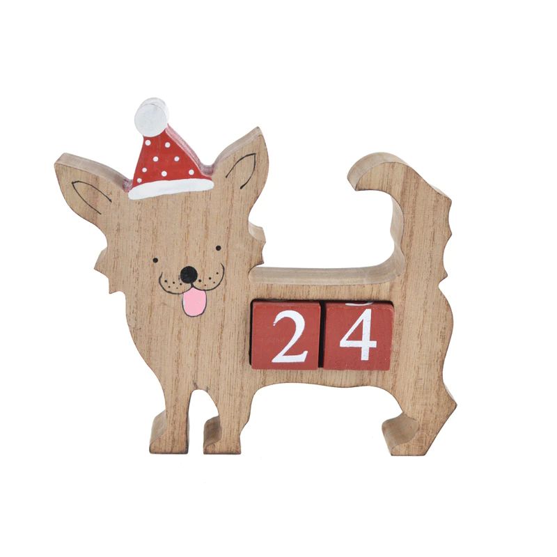 Adventskalender Countdown bis Weihnachten Gnome Weihnachten Holz Countdown Adventskalender Weihnachten Kinder Geschenk Urlaub Tischdekoration 2