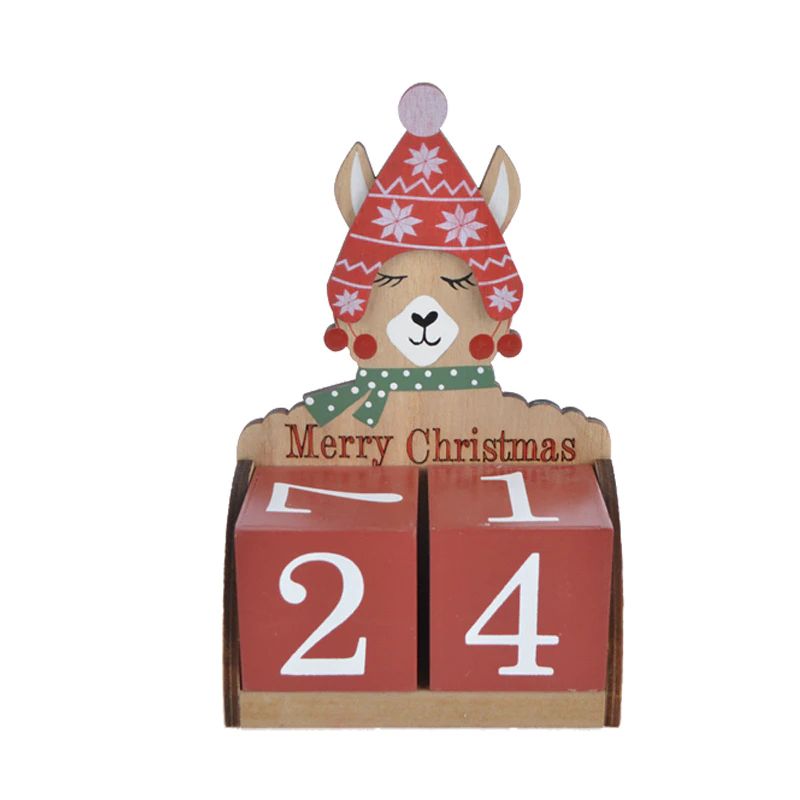 Adventskalender Countdown bis Weihnachten Gnome Weihnachten Holz Countdown Adventskalender Weihnachten Kinder Geschenk Urlaub Tischdekoration 4