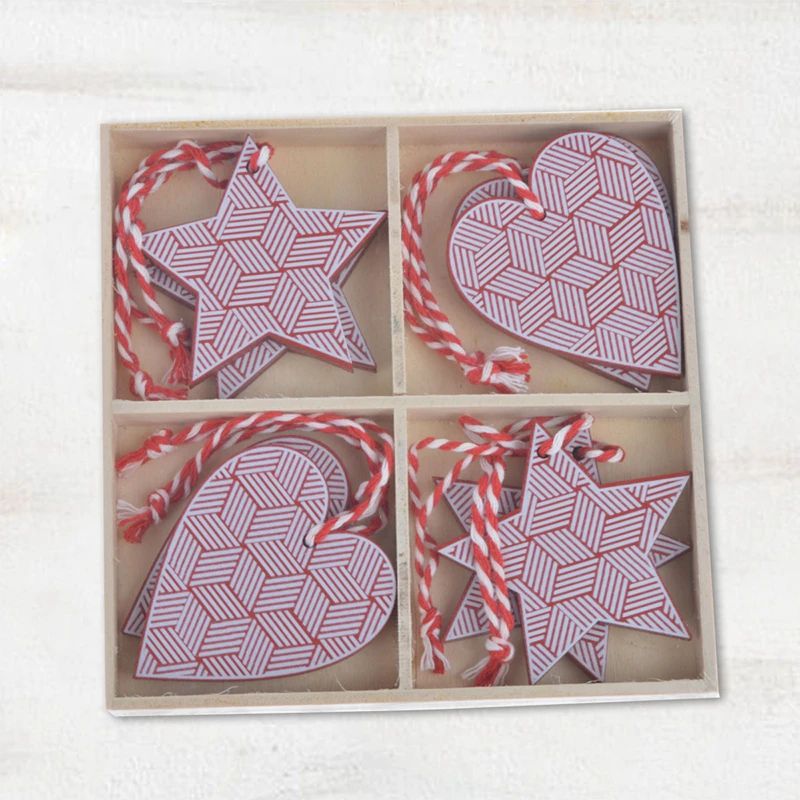 Adornos navideños de madera DIY para colgar en el árbol de Navidad, decoración para el hogar, Año Nuevo, bodas, fiestas, suministros de decoración. 1