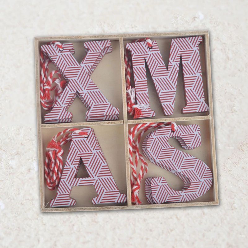 Adornos navideños de madera DIY para colgar en el árbol de Navidad, decoración para el hogar, Año Nuevo, bodas, fiestas, suministros de decoración. 5