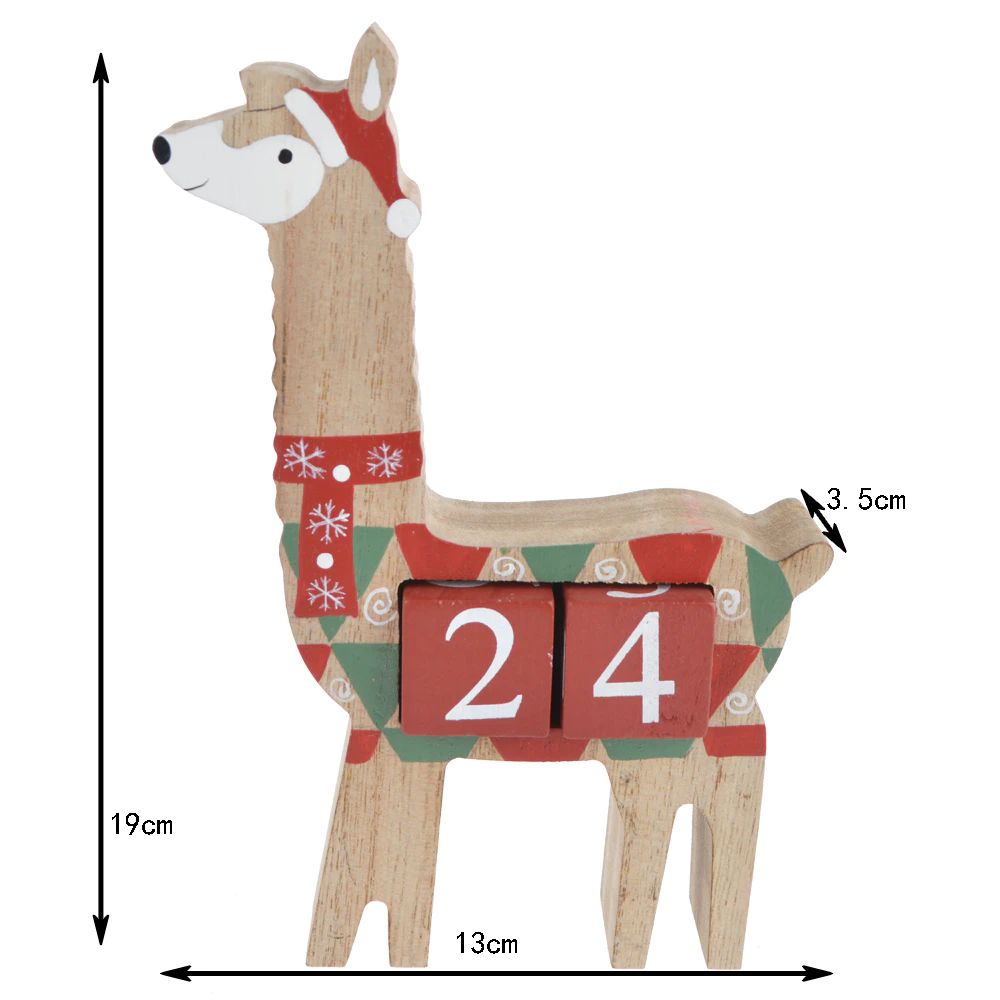 DIY Desktop Holz Katze Hirsch Ornament Home Dekorationen Hund Statue Weihnachten Dekorationen Zimmer Dekoration Zubehör 3