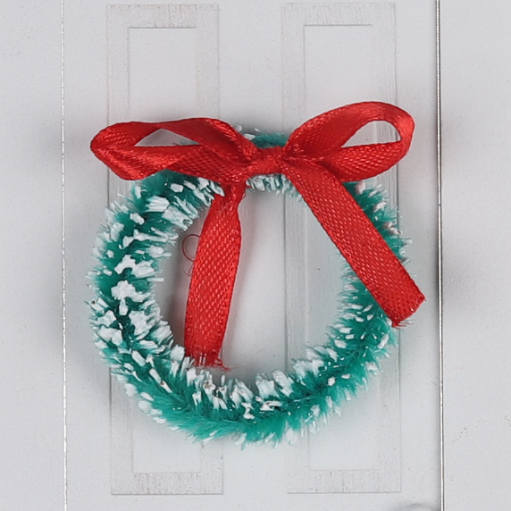 Muebles de casa de muñecas de Navidad, manualidades para niños, regalo, juego de accesorios para puerta de hadas en miniatura 7