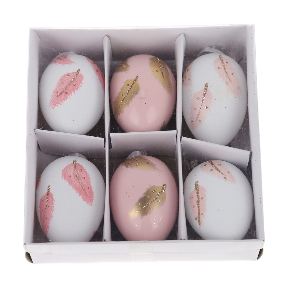 Decoración de fiesta de huevos colgantes de Pascua, huevo de conejito para niños 2