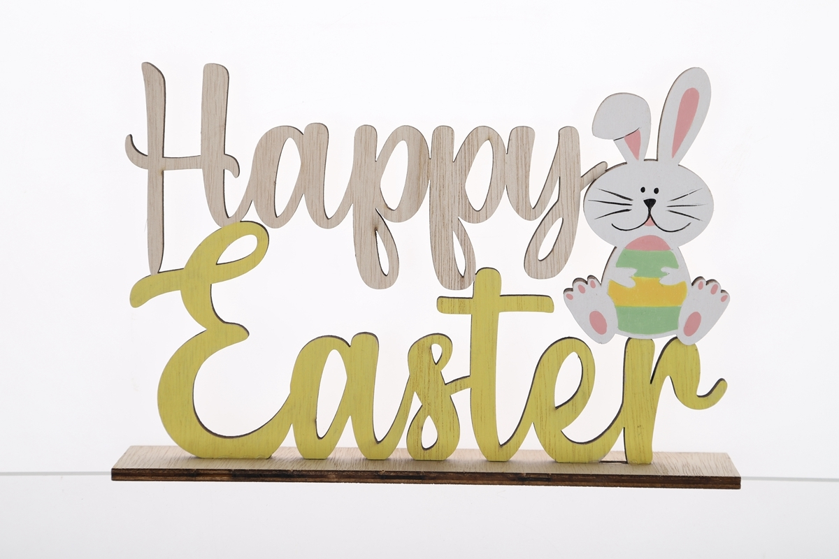 Adorno de escritorio de conejito de Pascua, decoraciones de primavera, decoraciones para la oficina y el hogar, proveedor de decoraciones de Pascua 1