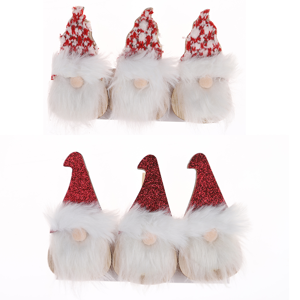 Top Qualität Großhandel DIY Schwedischer Gnom Weihnachtsgeschenk Holzclip Großhandel-Tangchen 4