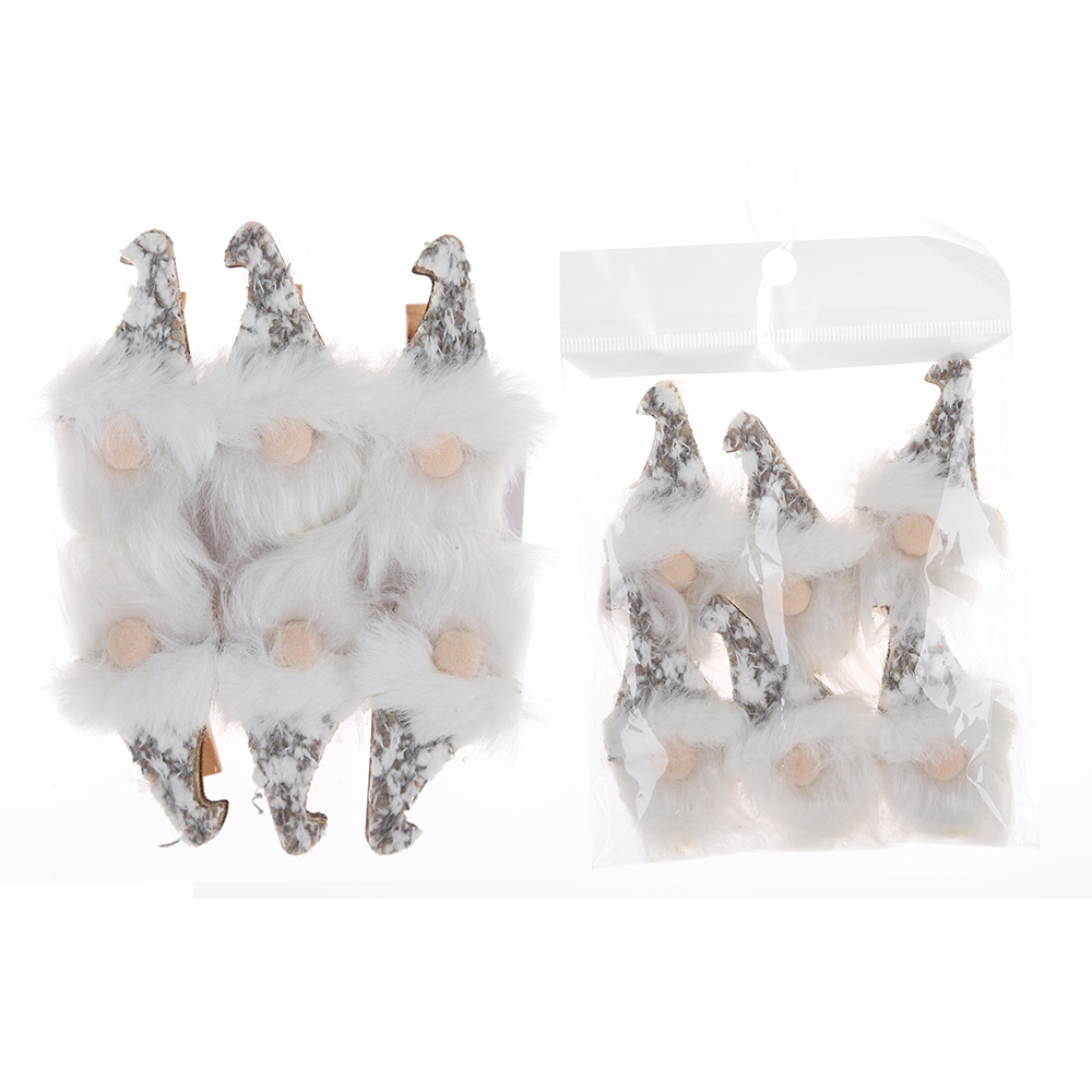 Top Qualität Großhandel DIY Schwedischer Gnom Weihnachtsgeschenk Holzclip Großhandel-Tangchen 6