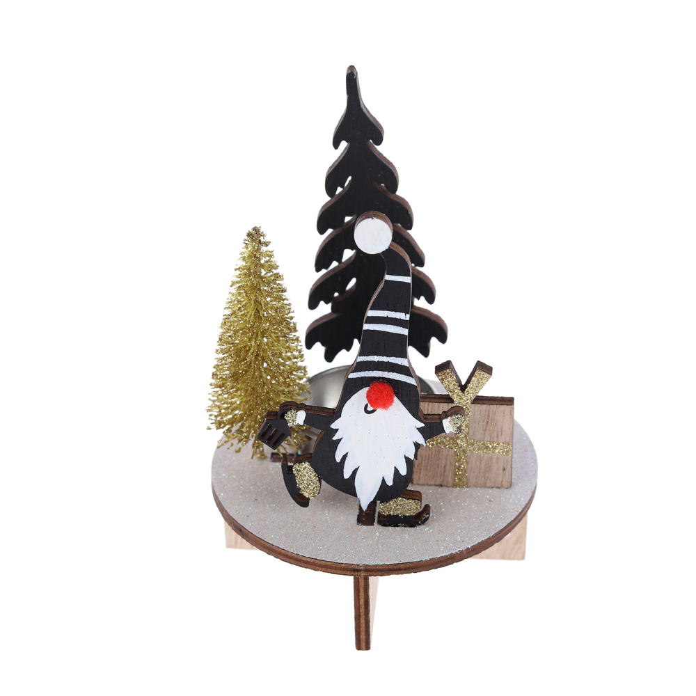 Professioneller Weihnachtsbaum aus Holz mit schwedischer Gnomen-Tischdekorationsfabrik aus China-Tangchen 8