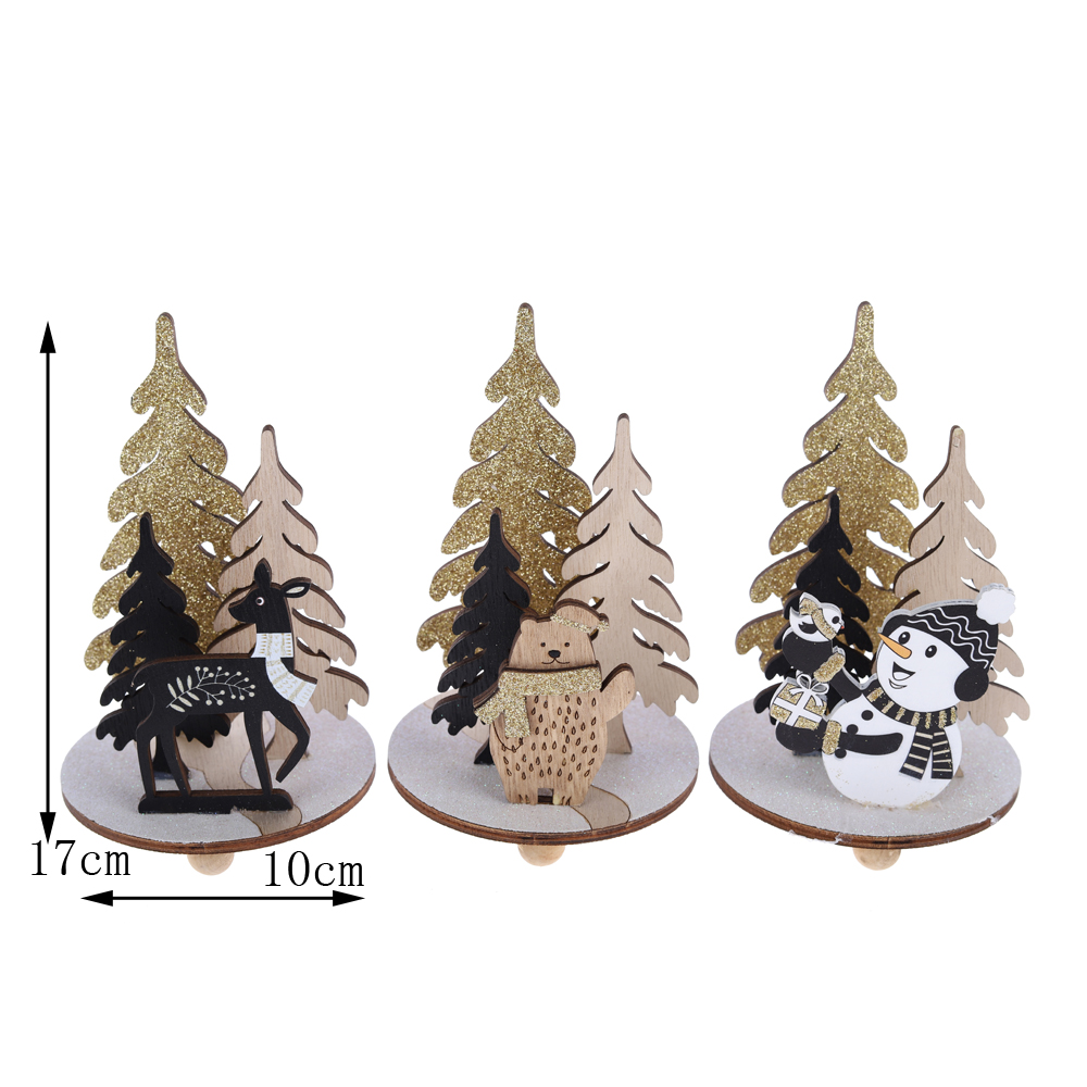 Professioneller Weihnachtsbaum aus Holz mit schwedischer Gnomen-Tischdekorationsfabrik aus China-Tangchen 9