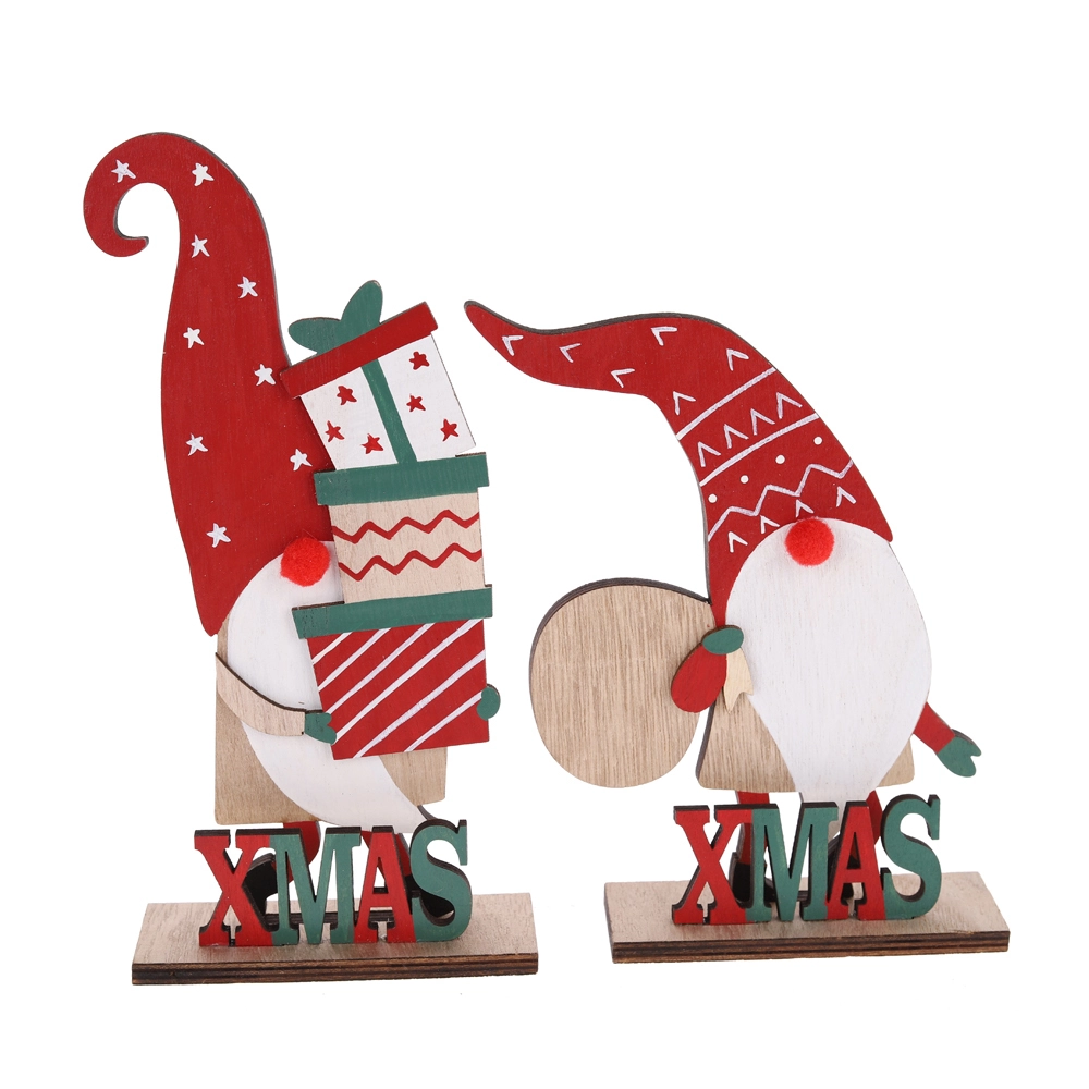 Wholesale Christmas Traditional Red Tabletop Gnome with Sisal Pine Tree From China-Tangchen 1