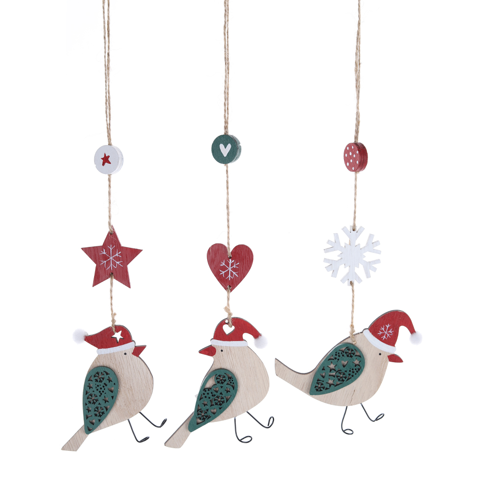 Beste Qualität Frohe Weihnachten Baum Form Haustür hängen Ornament Fabrik 6