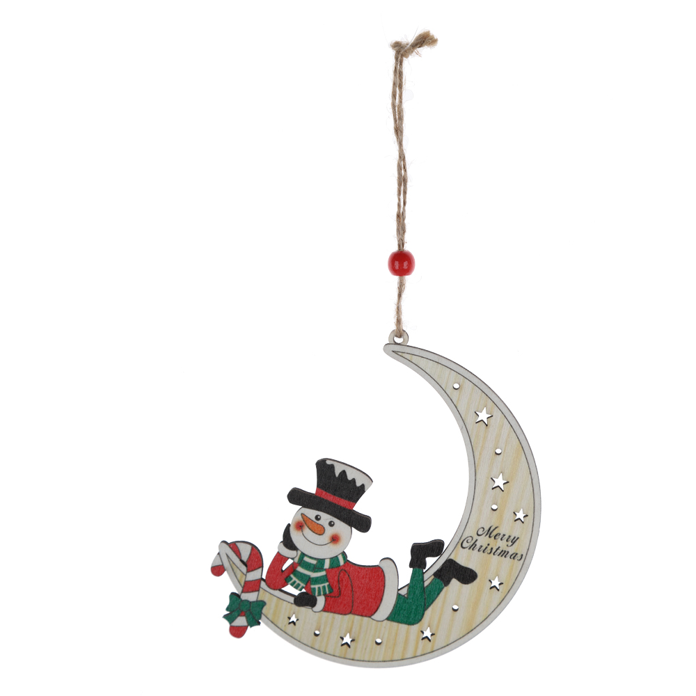 Professionelles Weihnachts-Hängeornament „Weihnachtsmann auf dem Mond“ – Fabrik aus China – Tangchen 9
