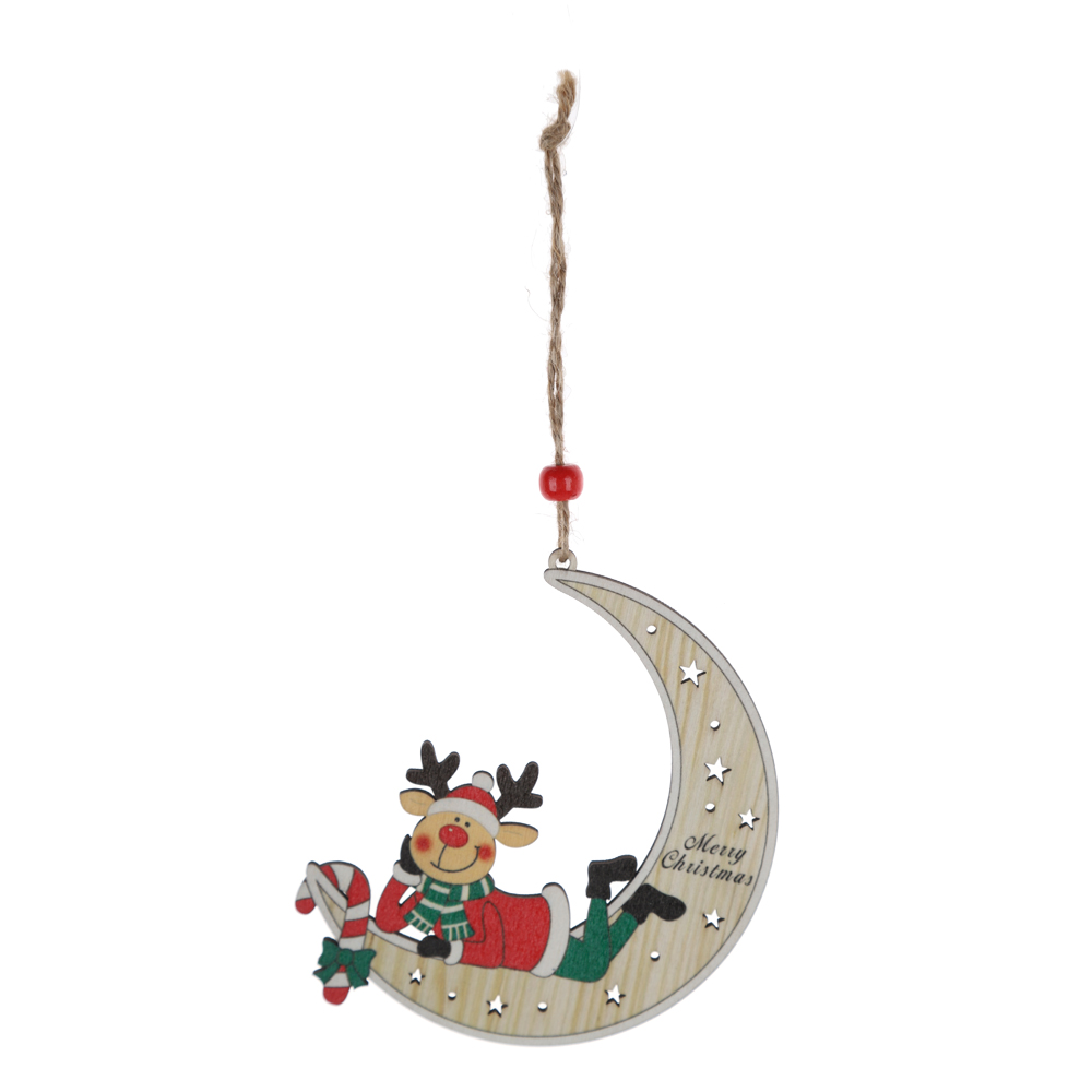 Professionelles Weihnachts-Hängeornament „Weihnachtsmann auf dem Mond“ – Fabrik aus China – Tangchen 7