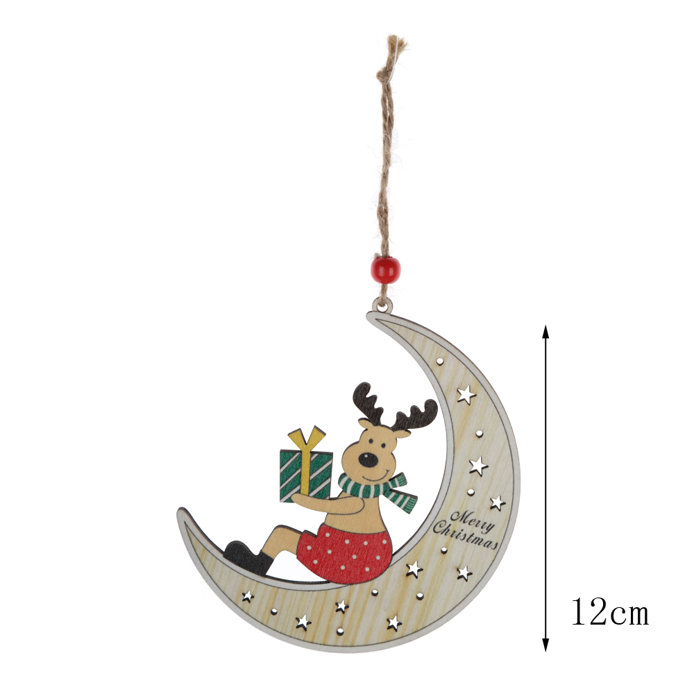 Professionelles Weihnachts-Hängeornament „Weihnachtsmann auf dem Mond“ – Fabrik aus China – Tangchen 5