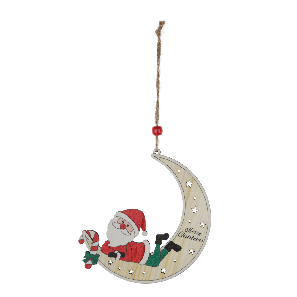 Professionelles Weihnachts-Hängeornament „Weihnachtsmann auf dem Mond“ – Fabrik aus China – Tangchen 8