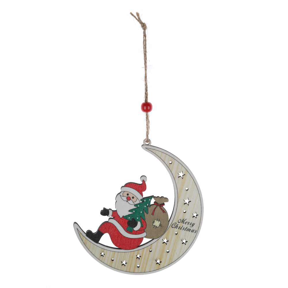 Professionelles Weihnachts-Hängeornament „Weihnachtsmann auf dem Mond“ – Fabrik aus China – Tangchen 10