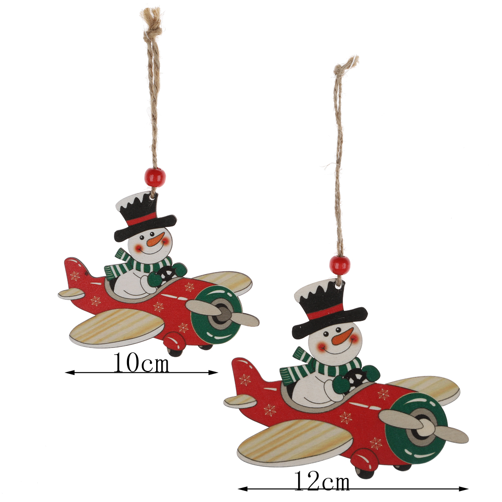 Weihnachten Santa Claus Schneemann Rentier Hängende Ornamente Weihnachten Baum Anhänger 2