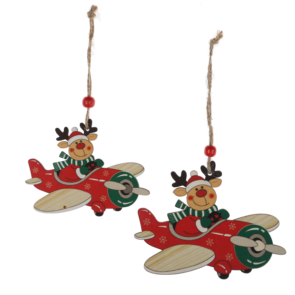 Weihnachten Santa Claus Schneemann Rentier Hängende Ornamente Weihnachten Baum Anhänger 4
