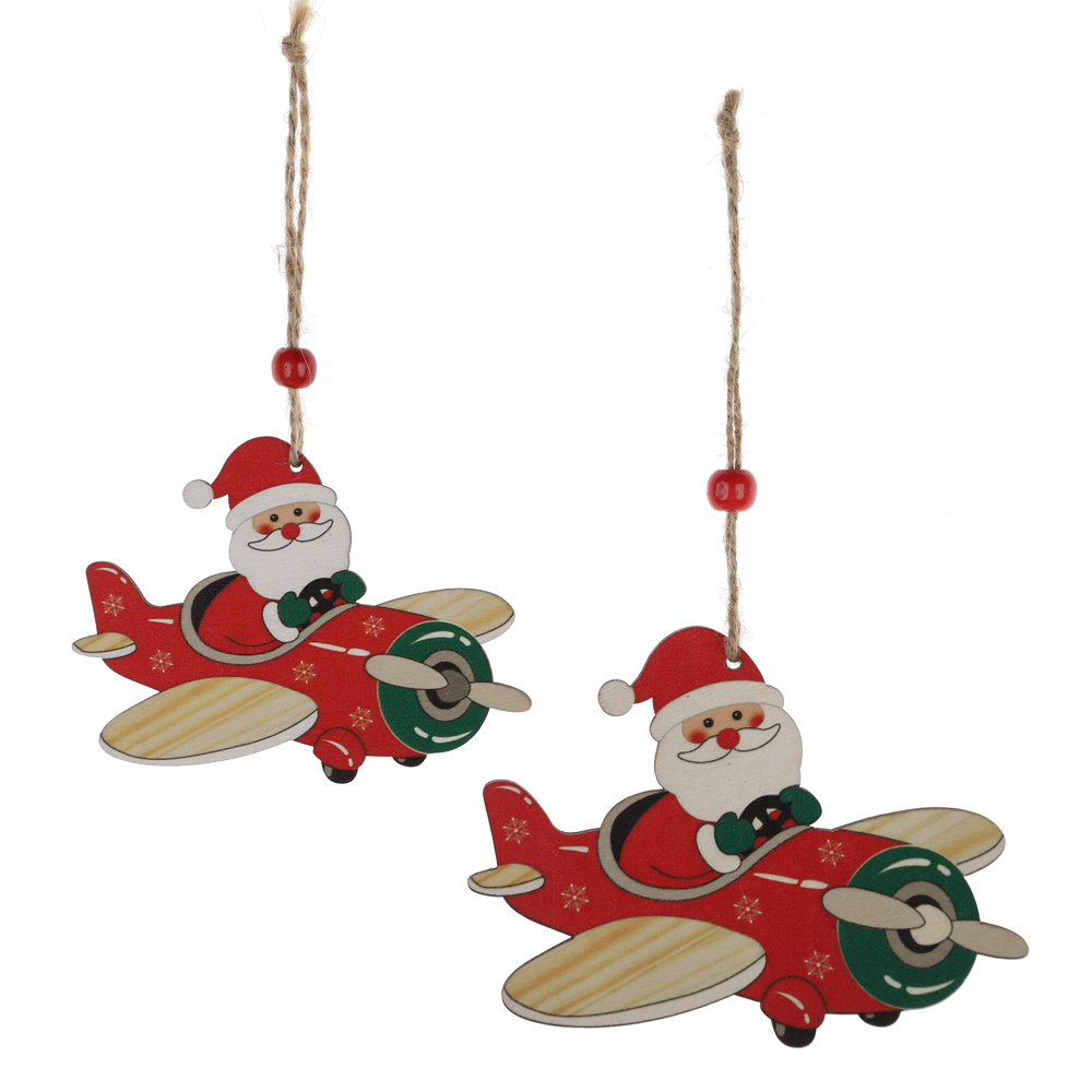 Weihnachten Santa Claus Schneemann Rentier Hängende Ornamente Weihnachten Baum Anhänger 3