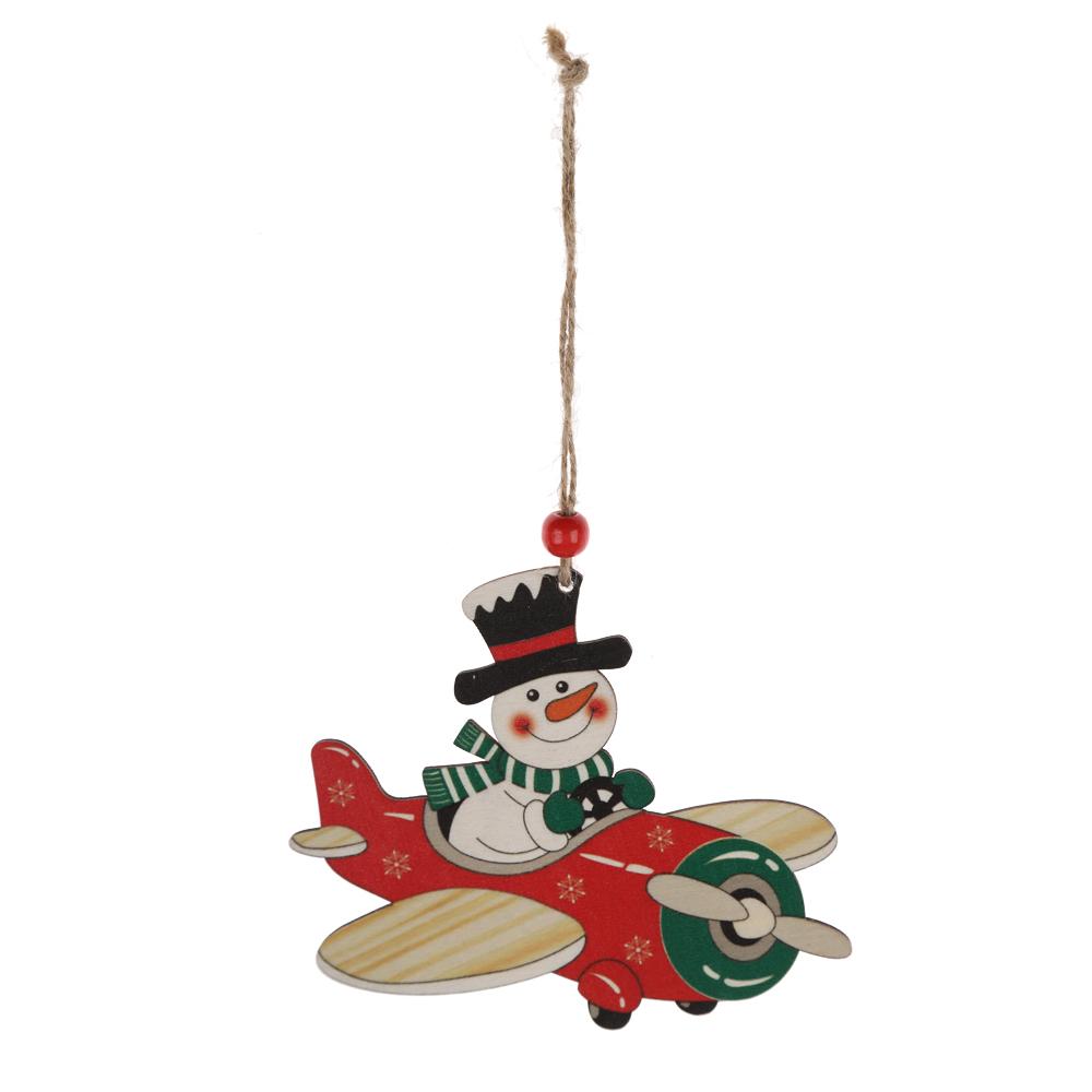 Weihnachten Santa Claus Schneemann Rentier Hängende Ornamente Weihnachten Baum Anhänger 6