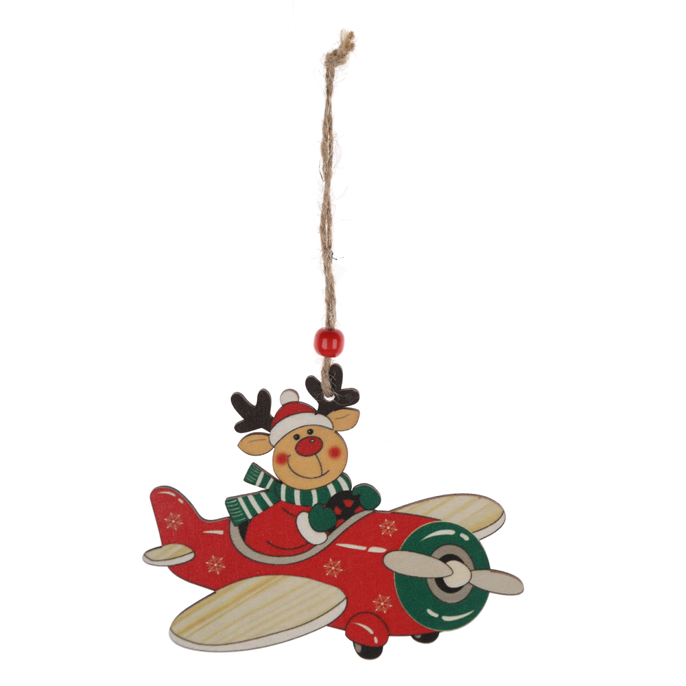 Weihnachten Santa Claus Schneemann Rentier Hängende Ornamente Weihnachten Baum Anhänger 7