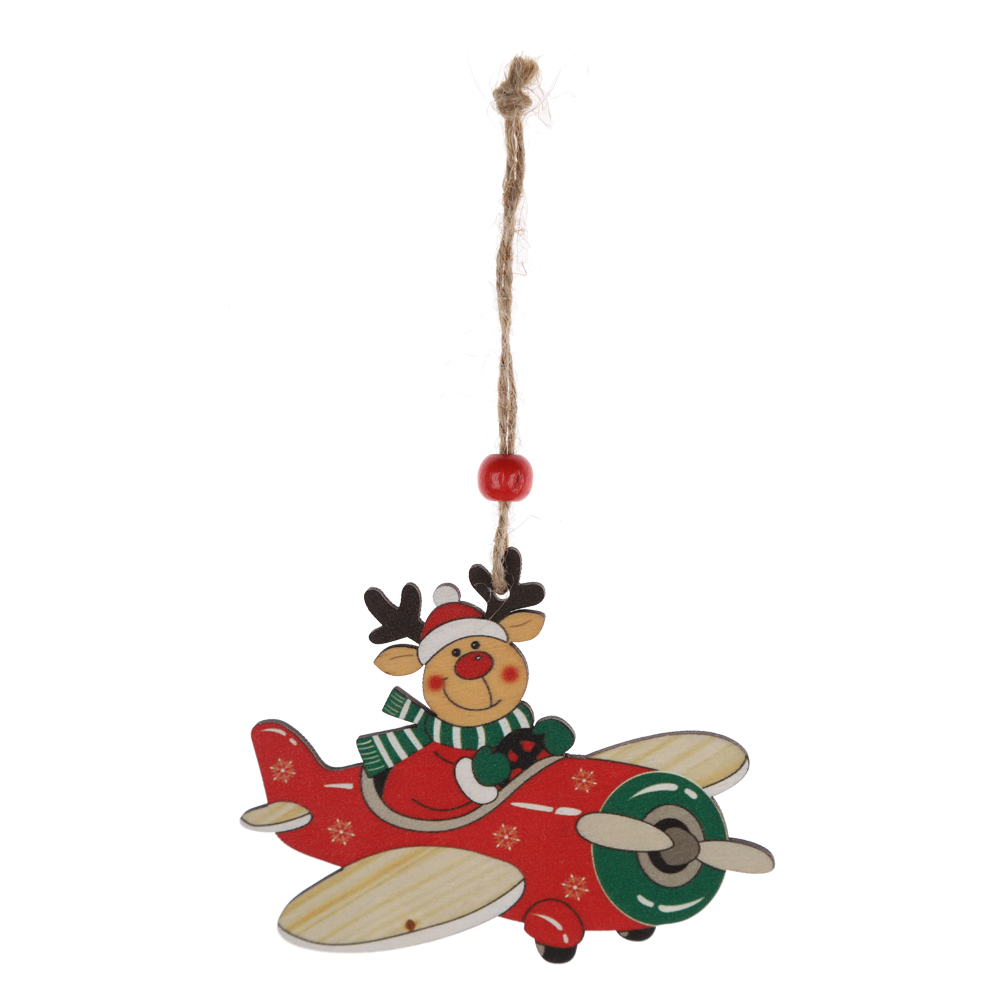 Weihnachten Santa Claus Schneemann Rentier Hängende Ornamente Weihnachten Baum Anhänger 9