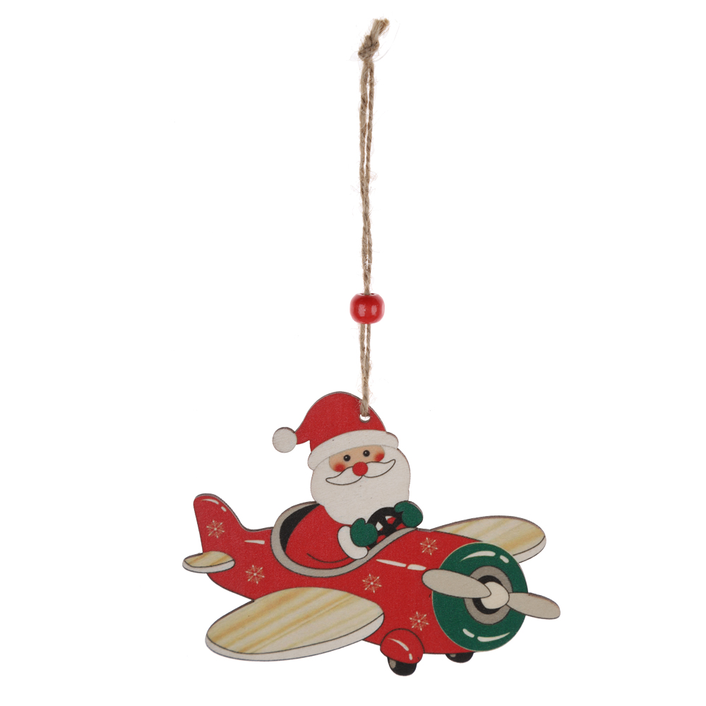 Weihnachten Santa Claus Schneemann Rentier Hängende Ornamente Weihnachten Baum Anhänger 10