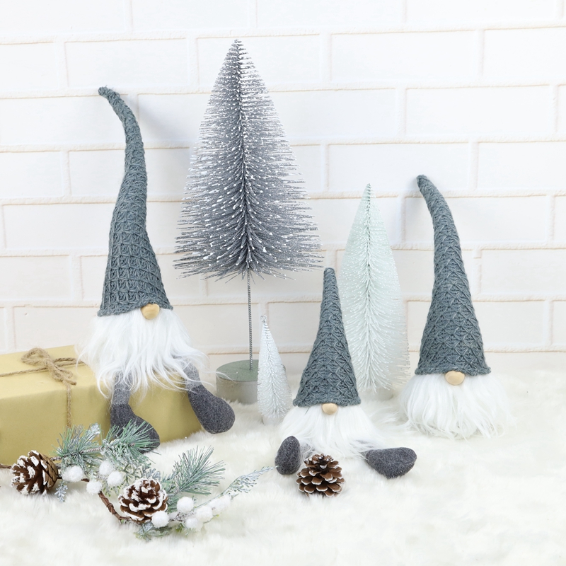 Christmas gnome faceless doll1