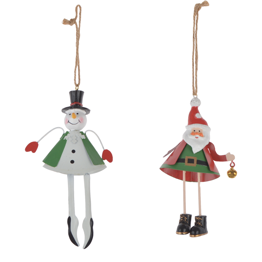 Kreative Metall Schneeflocke Hängen Dekor Weihnachten Baum Anhänger Metall Schnee Stiefel Anhänger Decor 1