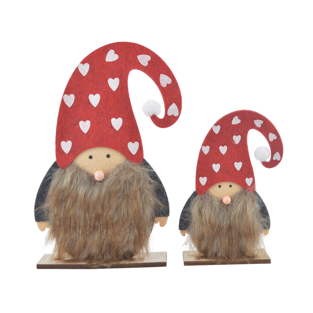Traditionelle Weihnachtswichtel-Ornamente, Filz-Elf-Dekor, Weihnachten, nordisches Dekor für alte Männer, festliche Atmosphäre 1