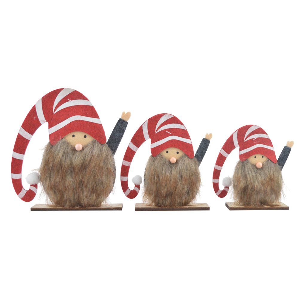Traditionelle Weihnachtswichtel-Ornamente, Filz-Elf-Dekor, Weihnachten, nordisches Dekor für alte Männer, festliche Atmosphäre 6