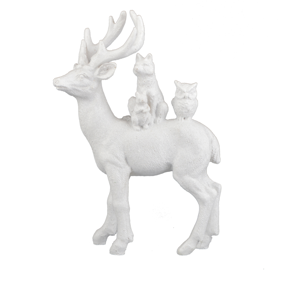 Harz Elch Skulptur Sitzen Stehend Hirsch Statuen Weihnachten Rentier Wohnkultur für Wohnzimmer Geschenke 1
