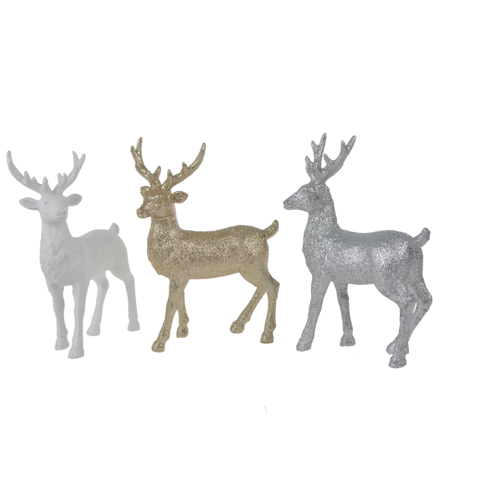 Harz Elch Skulptur Sitzen Stehend Hirsch Statuen Weihnachten Rentier Wohnkultur für Wohnzimmer Geschenke 3
