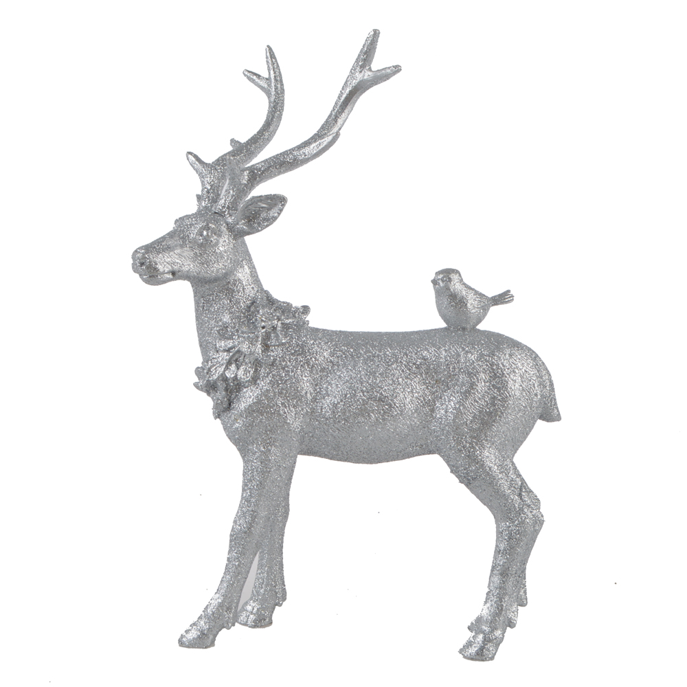 Harz Elch Skulptur Sitzen Stehend Hirsch Statuen Weihnachten Rentier Wohnkultur für Wohnzimmer Geschenke 6