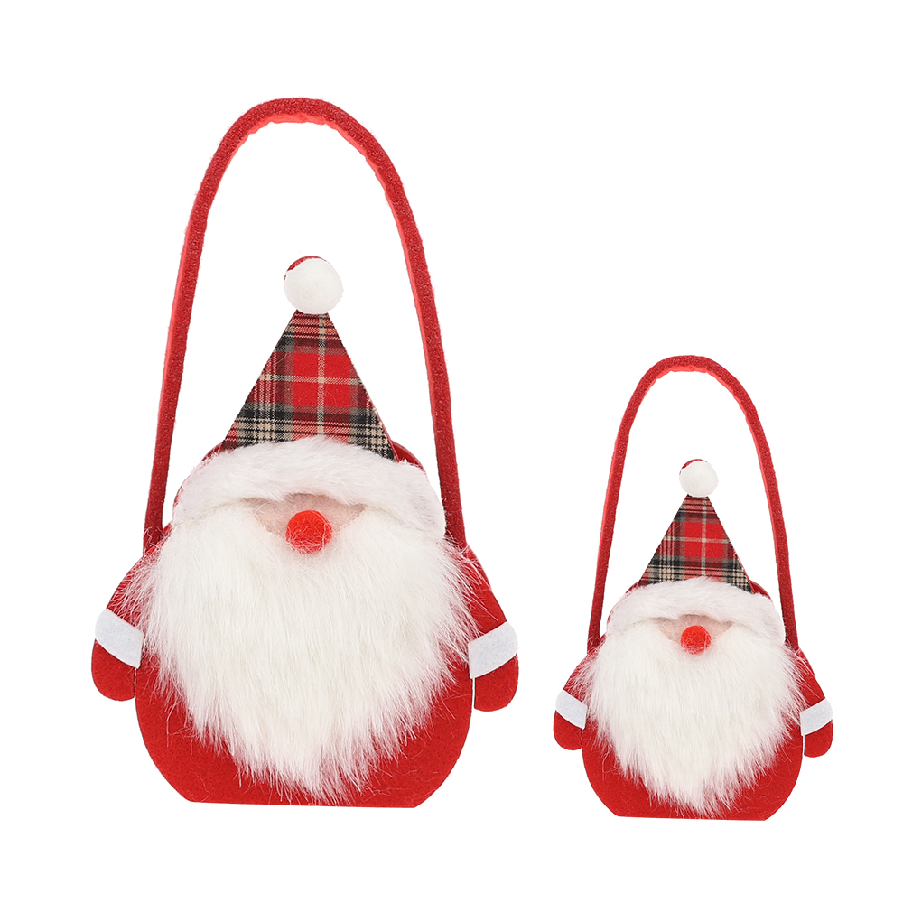 Weihnachtsgeschenk Filz Aufbewahrungskorb Weihnachten Weihnachtsmann Süßigkeiten Tasche Weihnachtsmann Obstkorb Neujahr Festival Party 2